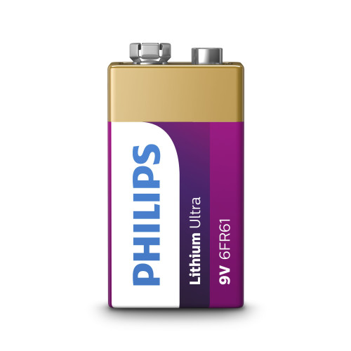 Philips Philips Lithium Ultra Batteri 6FR61LB1A/10