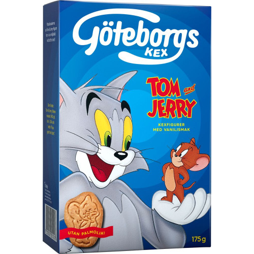 Göteborgs Tom & Jerry Mördegskex med Vaniljsmak