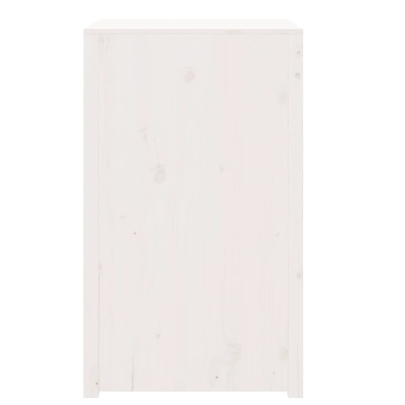 Produktbild för Köksskåp för utomhusbruk vit 55x55x92 cm massiv furu