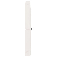 Produktbild för Köksluckor för utomhusbruk MEPPEL vit 50x9x82 cm massiv furu