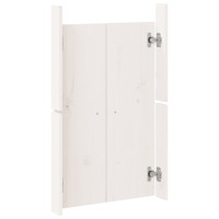 Produktbild för Köksluckor för utomhusbruk MEPPEL vit 50x9x82 cm massiv furu