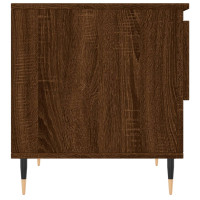 Produktbild för Sidobord 2 st brun ek 50x46x50 cm konstruerat trä