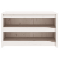 Produktbild för Köksskåp för utomhusbruk vit 106x55x64 cm massiv furu