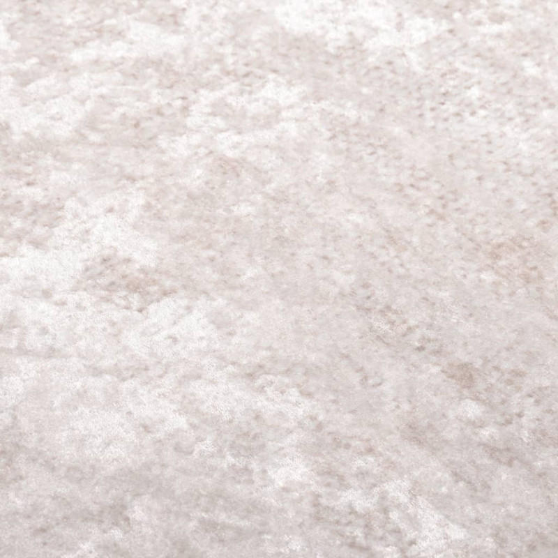 Produktbild för Matta tvättbar vit och svart 150x230 cm halkfri