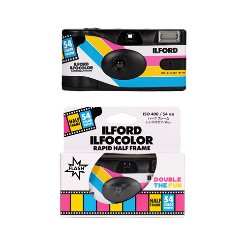 ILFORD Ilford ILFOCOLOR Single Use Camera Rapid half frame with 54 exposures
