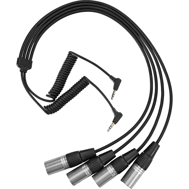 Produktbild för Saramonic Cable SR-C2020 Dual 3.5mm TRS Male to Four XLR Male Cable (SR-C2020)