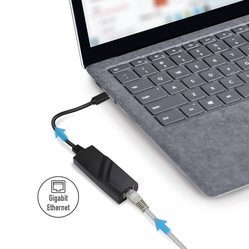 Produktbild för USB-C -> Nätverksuttag RJ45 Gigabit