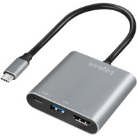Miniatyr av produktbild för USB-C -> HDMI/USB-A/USB-C PD 4K/60Hz