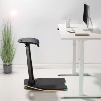 Miniatyr av produktbild för Ergonomisk sitt-/ståstol med anti-trötthetsmatta