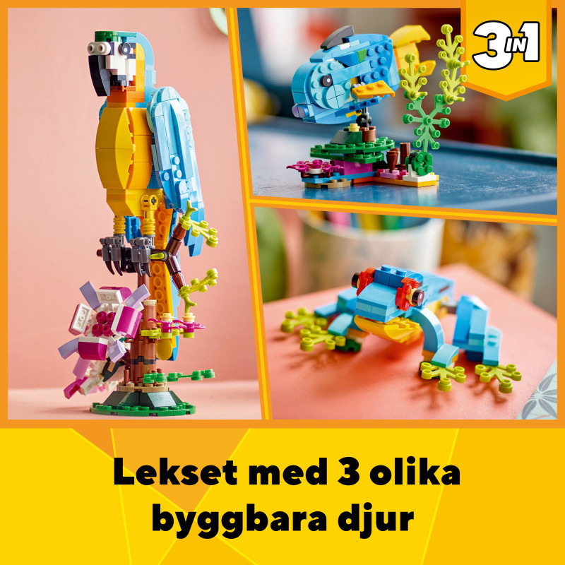 Produktbild för LEGO Creator 3-in-1 Creator Exotisk papegoja