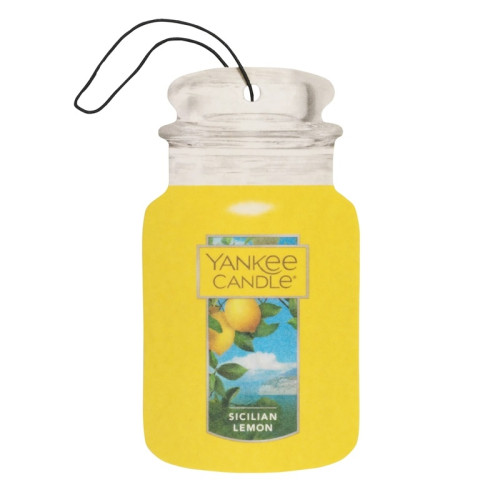 Yankee Candle Car Jar Air Freshener Sicilian Lemon