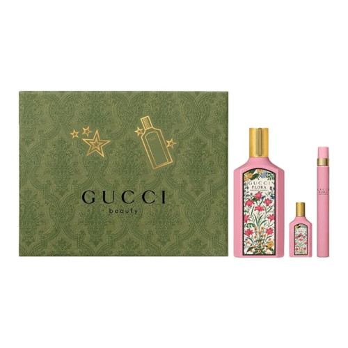 Gucci Giftset Gucci Flora Gorgeous Gardenia Edp 100ml + Edp 10ml + Edp  5ml