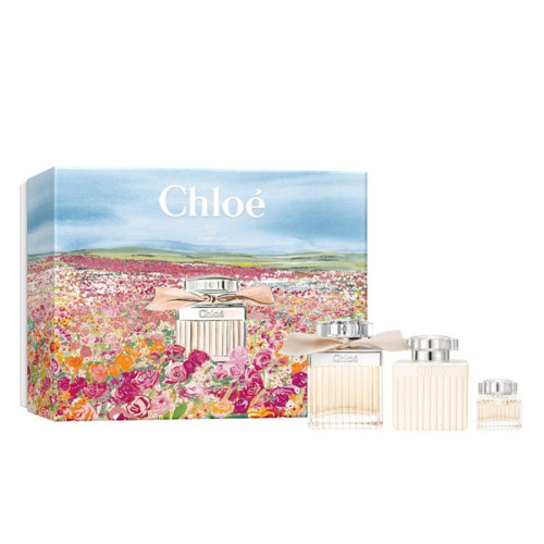 Chloé Giftset Chloe Signature Edp 75ml + Bodylotion 100ml + Edp 5ml