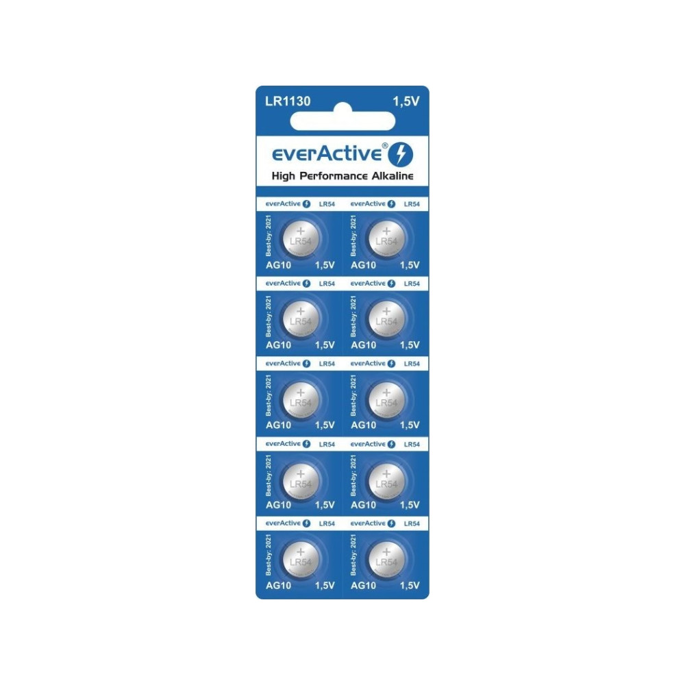 Produktbild för Everactive EVAG10, Engångsbatteri, LR1130, Alkalisk, 1,5 V,...