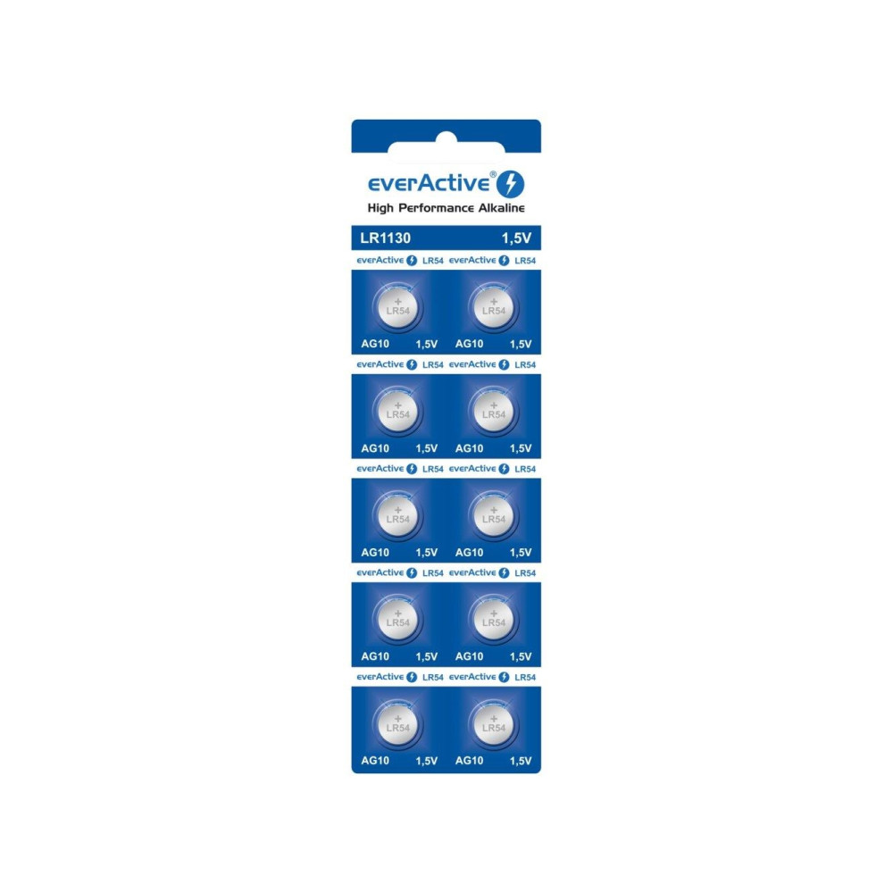 Produktbild för Everactive EVAG10, Engångsbatteri, LR1130, Alkalisk, 1,5 V,...