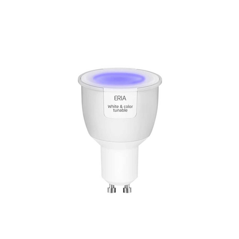 Produktbild för Lampa GU10 RGB Spot Dimbar Zigbee