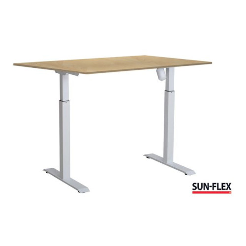 SUN-FLEX® Bord SUN-FLEX I höj/sänk 120x80 vit/björ