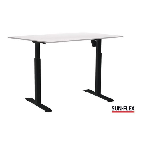 SUN-FLEX® Bord SUN-FLEX II höj/sänk 120x80 sva/vit