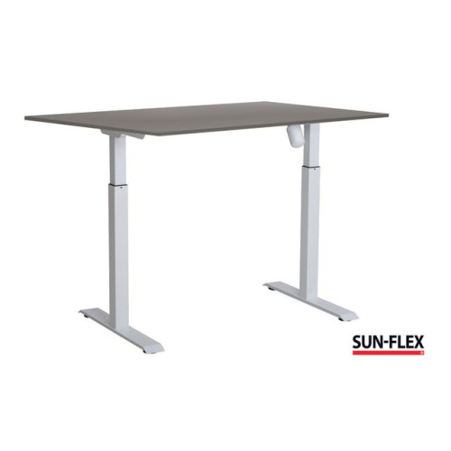 SUN-FLEX® Bord SUN-FLEX I höj/sänk 160x80 vit/grå