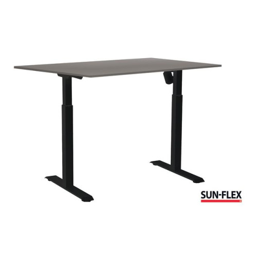 SUN-FLEX® Bord SUN-FLEX I höj/sänk 160x80 sva/grå