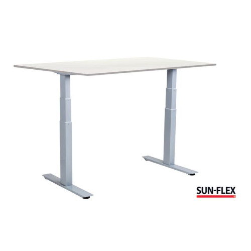 SUN-FLEX® Bord SUN-FLEX VI höj/sänk 120x80 grå/vit