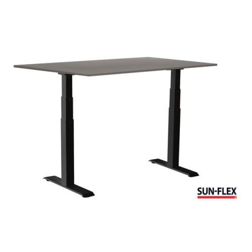 SUN-FLEX® Bord SUN-FLEX VI höj/sänk 140x80 sva/grå