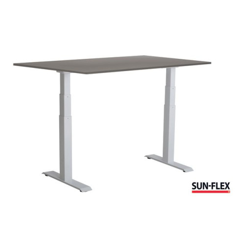 SUN-FLEX® Bord SUN-FLEX VI höj/sänk 160x80 vit/grå