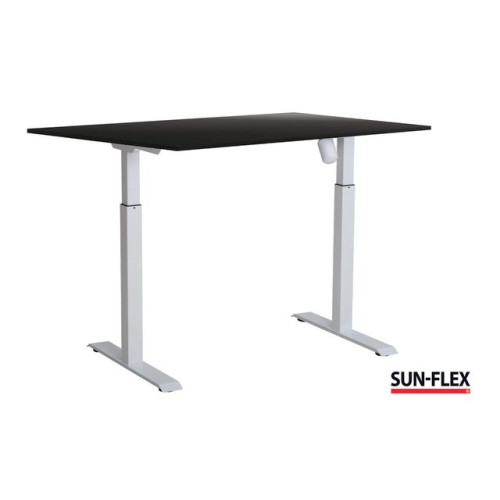 SUN-FLEX® Bord SUN-FLEX I höj/sänk 120x80 vit/svar