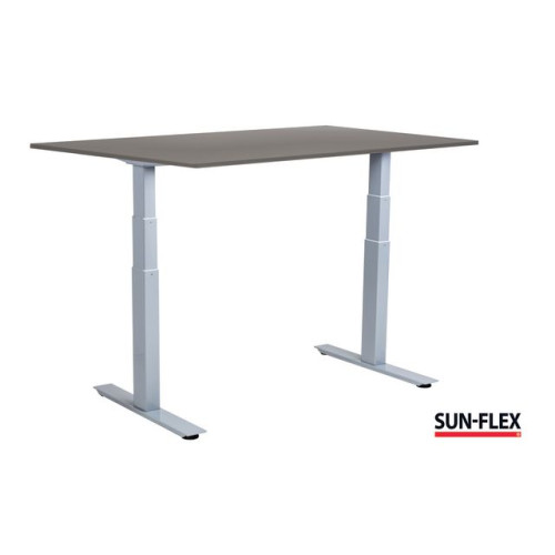 SUN-FLEX® Bord SUN-FLEX VI höj/sänk 140x80 grå/grå