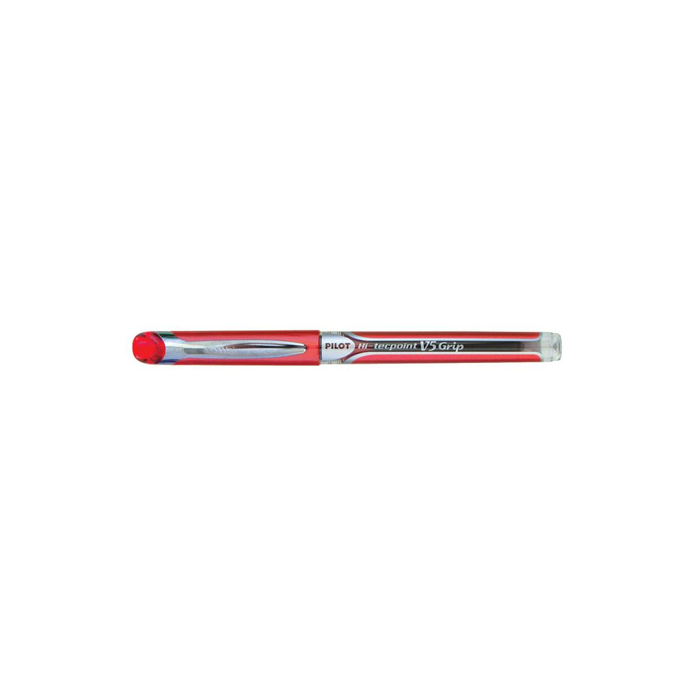 Produktbild för Bläckkulpenna PILOT Hi-Tec V5 Grip röd