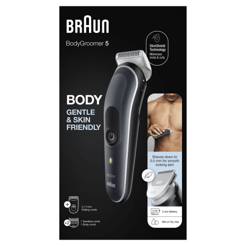Braun Braun BodyGroomer BG5340 Svart, Silver