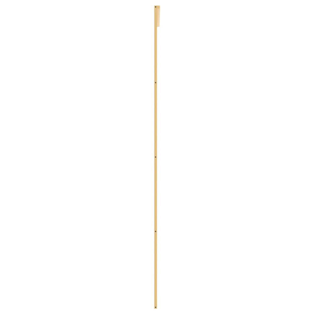 Produktbild för Skjutdörr guld 76x205 cm frostat ESG-glas och aluminium