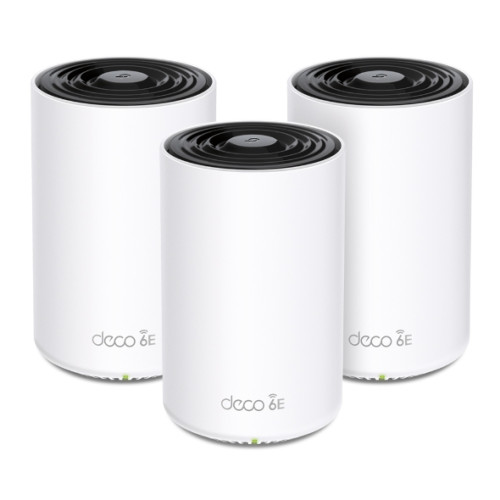 TP-LINK Technologies TP-Link Deco XE75 Triband (2,4 GHz/5 GHz/6 GHz) Wi-Fi 6E (802.11ax) Vit 3 Intern