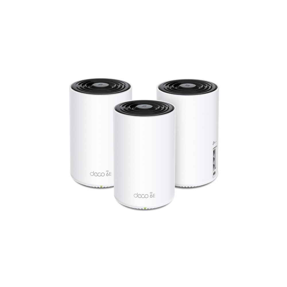 Produktbild för TP-Link Deco XE75 Triband (2,4 GHz/5 GHz/6 GHz) Wi-Fi 6E (802.11ax) Vit 3 Intern