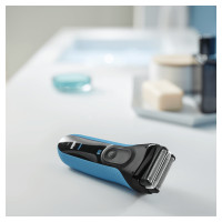 Produktbild för Braun Series 3 ProSkin 3045s Folierakapparat Trimmer Svart, Blå