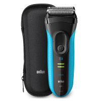 Produktbild för Braun Series 3 ProSkin 3045s Folierakapparat Trimmer Svart, Blå