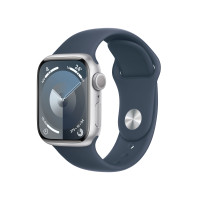 Produktbild för Apple Watch Series 9 41 mm Digital 352 x 430 pixlar Pekskärm Silver Wi-Fi GPS