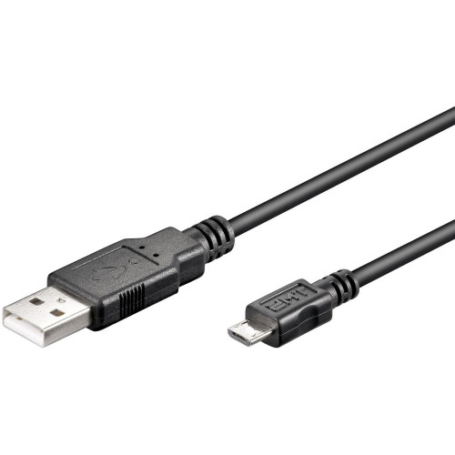 Microconnect Microconnect USBABMICRO5 USB-kablar 5 m USB 2.0 USB A Micro-USB B Svart