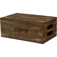 Produktbild för Kupo KAB-008-BST Brown Stained Apple Box - Full - 20" X 12" X 8"