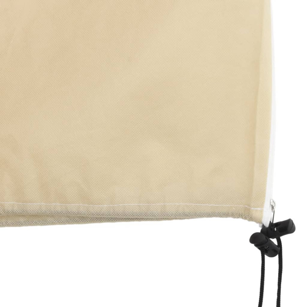 Produktbild för Fiberdukar med blixtlås 10 st 70 g/m² 1,2x1,8 m