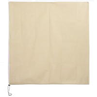 Produktbild för Fiberdukar med blixtlås 2 st 70 g/m² 1,55x1,55 m