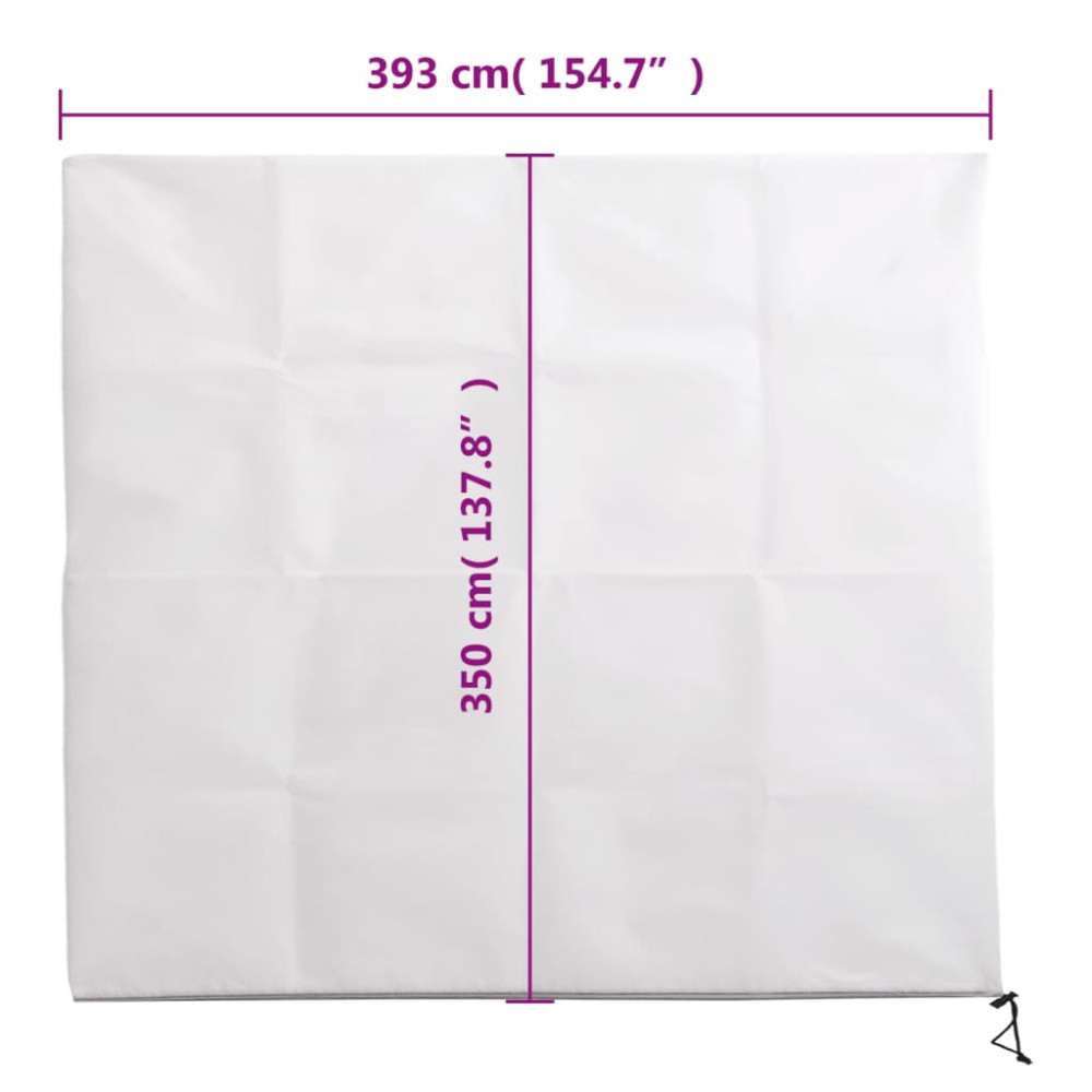 Produktbild för Fiberdukar med blixtlås 10 st 70 g/m² 3,93x3,5 m