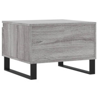 Produktbild för Soffbord grå sonoma 50x46x35 cm konstruerat trä