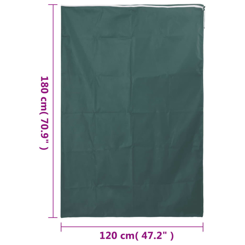 Produktbild för Fiberdukar med blixtlås 2 st 70 g/m² 1,2x1,8 m