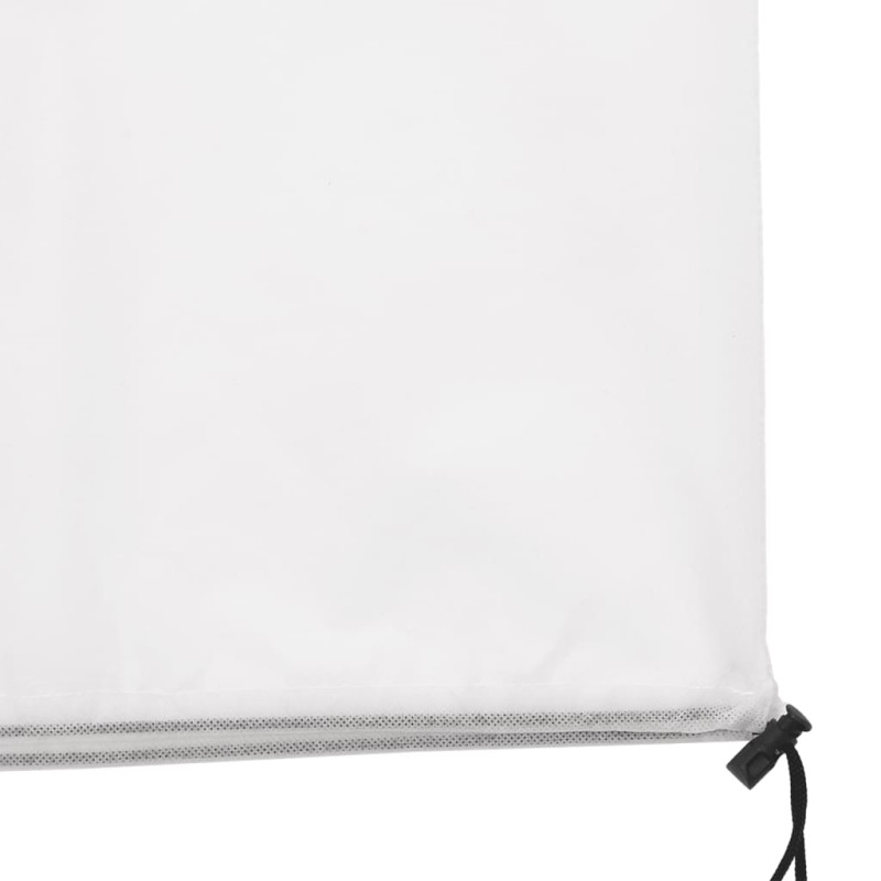 Produktbild för Fiberdukar med blixtlås 2 st 70 g/m² 1,55x1,55 m