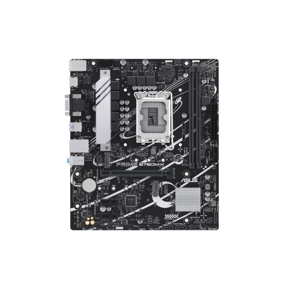 Produktbild för ASUS PRIME B760M-K Intel B760 LGA 1700 micro ATX