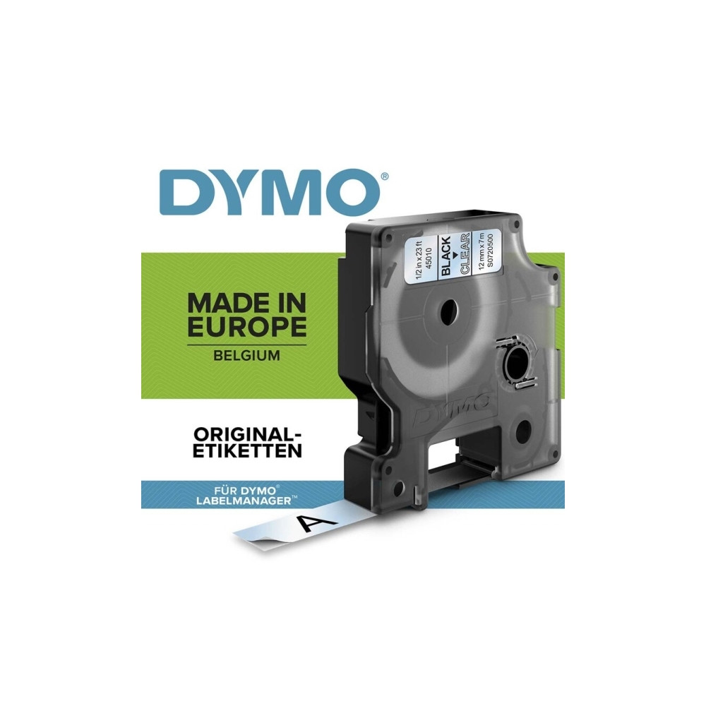 Produktbild för DYMO D1 - etiketttejp - 1 kassett(er) - Rulle (1,2 cm x 7 m)