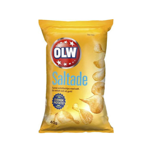 Olw Chips OLW lättsaltade 40g