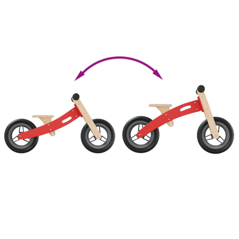 Produktbild för Balanscykel för barn röd