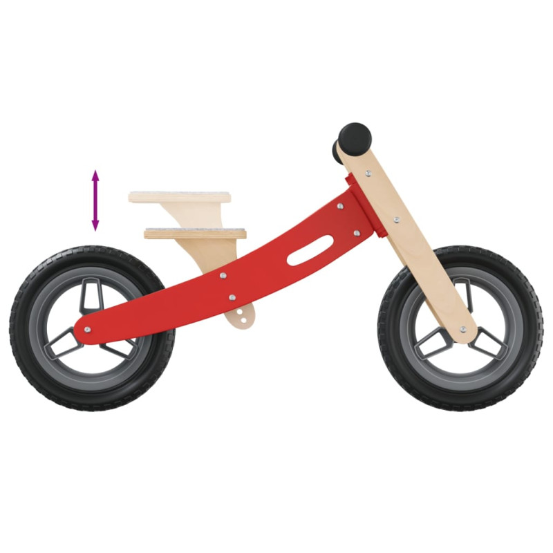 Produktbild för Balanscykel för barn röd